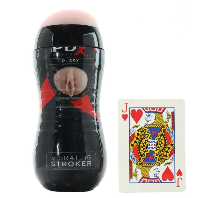 PDX ELITE Vibrating Stroker Pussy - SP BOUTIQUE