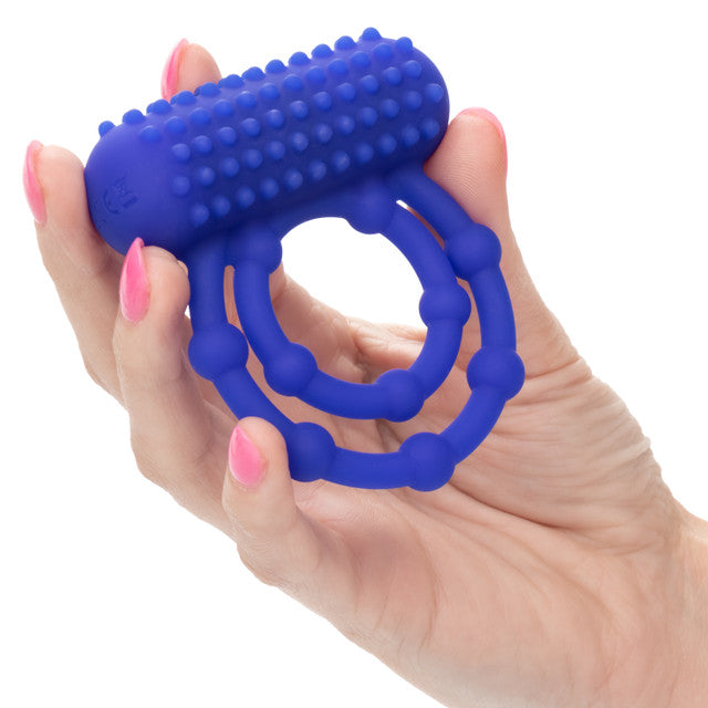 Silicone Rechargeable 10 Bead Maximus® Ring CALEXOTIC