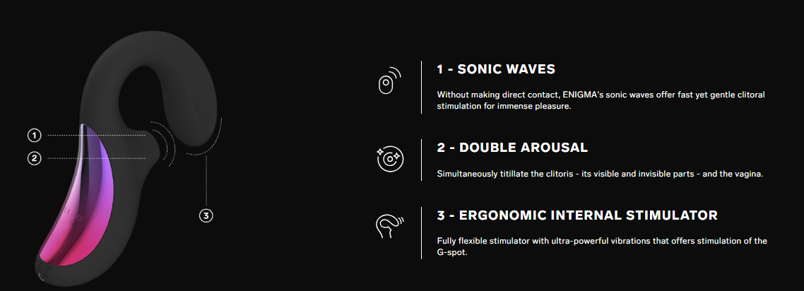 LELO ENIGMA Suction Dual Stimulator LELO