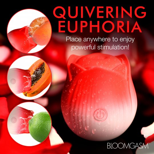 Pulsing Petals Throbbing Rose Clit Stimulator XR BRANDS