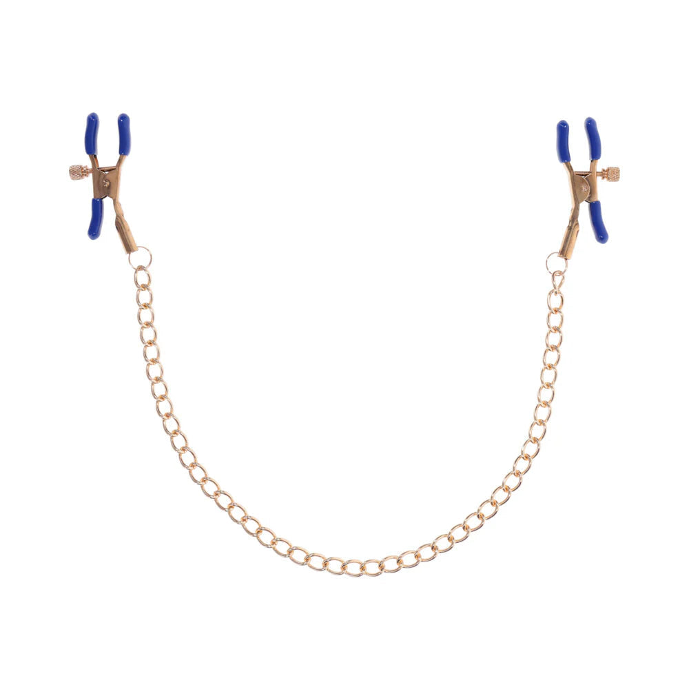 Sportsheets Sex & Mischief Cougar Chained Nipple Clamps SPORTSHEETS