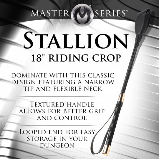 Stallion Riding Crop - 18 Inch XR BRANDS