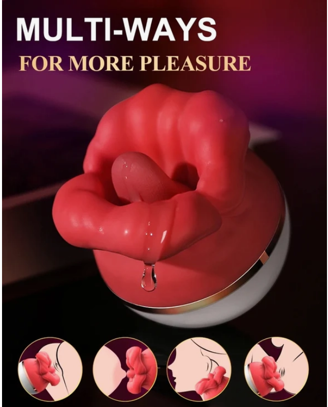 Big Mouth Mystical Tongue Licking & Suction Vibration SP BOUTIQUE