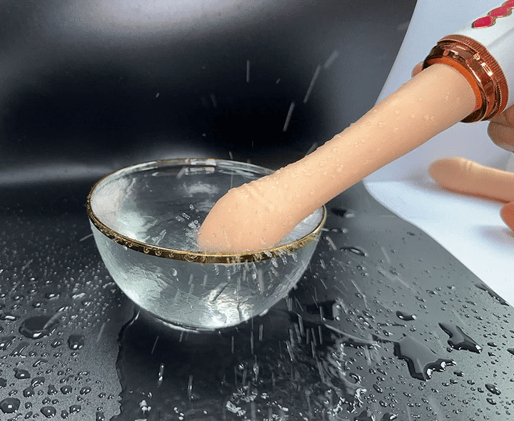 Hand Free 2-in-1 Telescopic Vibrating Dildo Machine SP BOUTIQUE