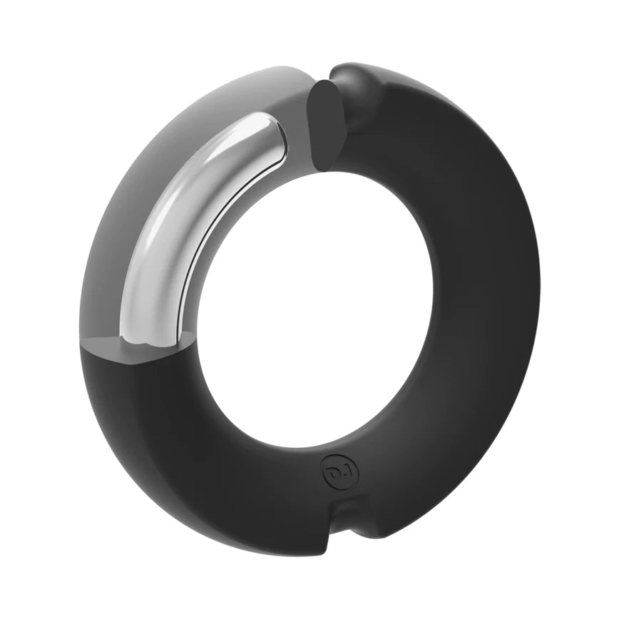 Merci Silicone Covered Metal Cock Ring DOC JOHNSON