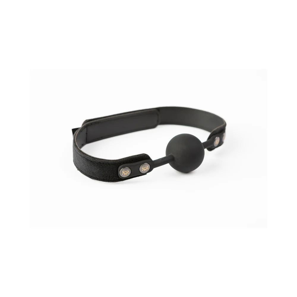SEI MIO Strictly Come Quietly Soft Strap Silicone Ball Gag CREATIVE CONCEPTIONS