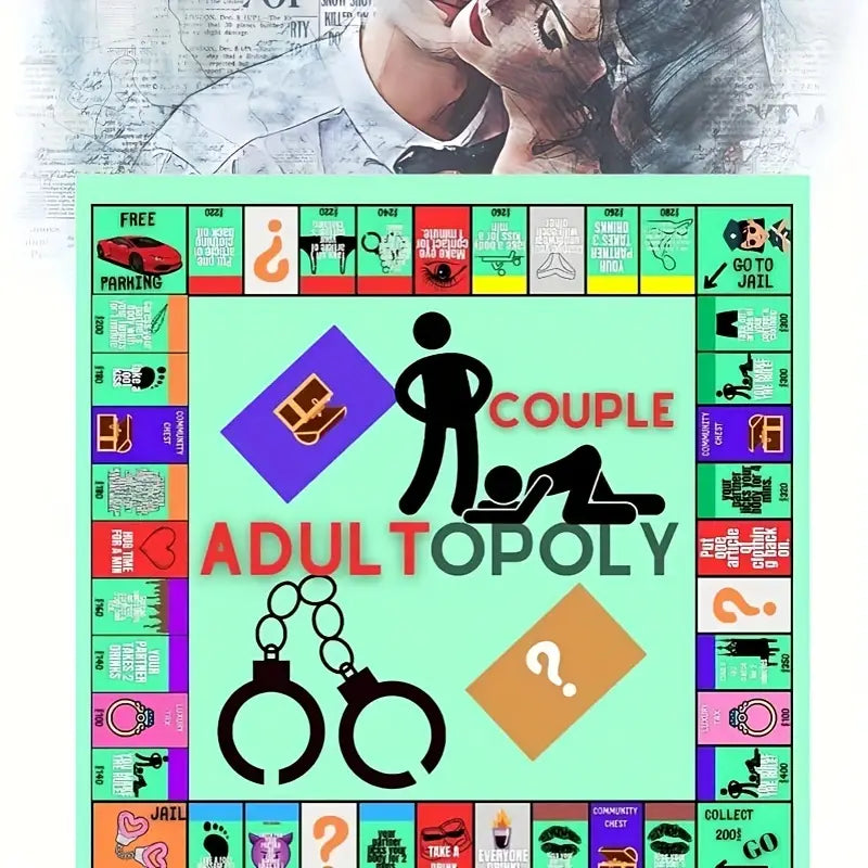 ADULTOPOLY COUPLE BOARD GAME SENSUOUSP