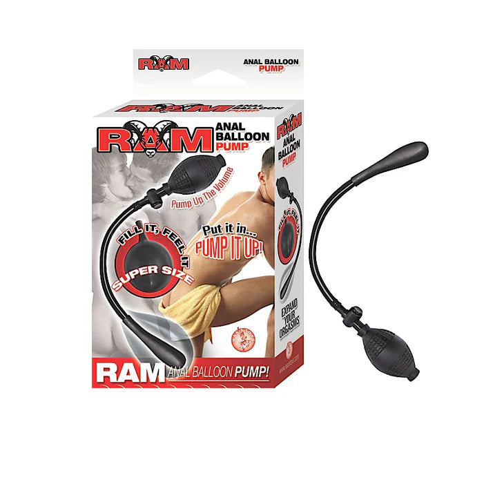 Ram Anal Balloon Pump - Black NASSTOY