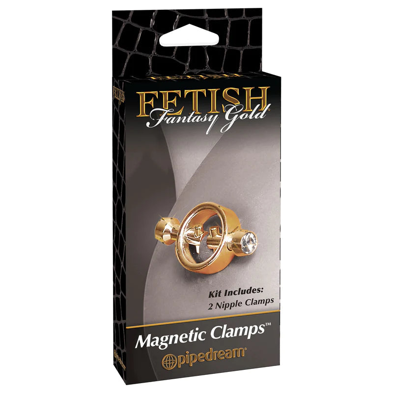 Fetish Fantasy Gold Magnetic Nipple Clamps PIPEDREAM