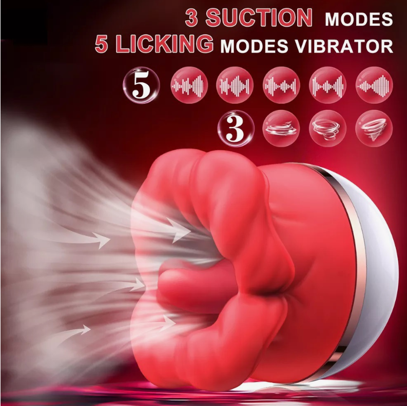 Big Mouth Mystical Tongue Licking & Suction Vibration SP BOUTIQUE