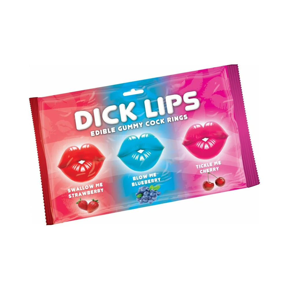 Dick Lips Edible Gummy Cock Rings 3-Pack HOTT PRODUCTS