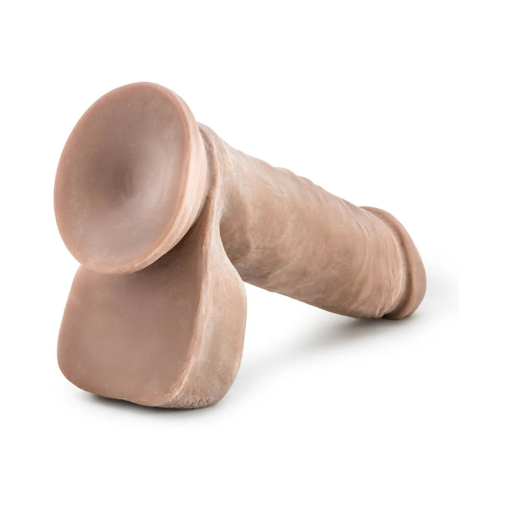 Au Naturel Posable Dual Density Dildo with Balls BLUSH