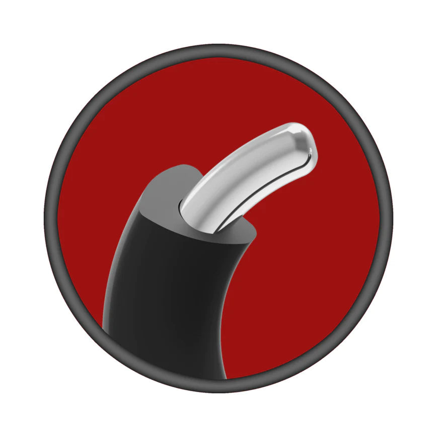 Merci Silicone Covered Metal Cock Ring DOC JOHNSON