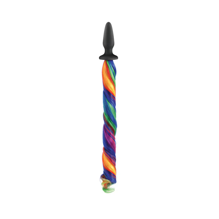 Unicorn Tails Rainbow Butt Plug - SP BOUTIQUE