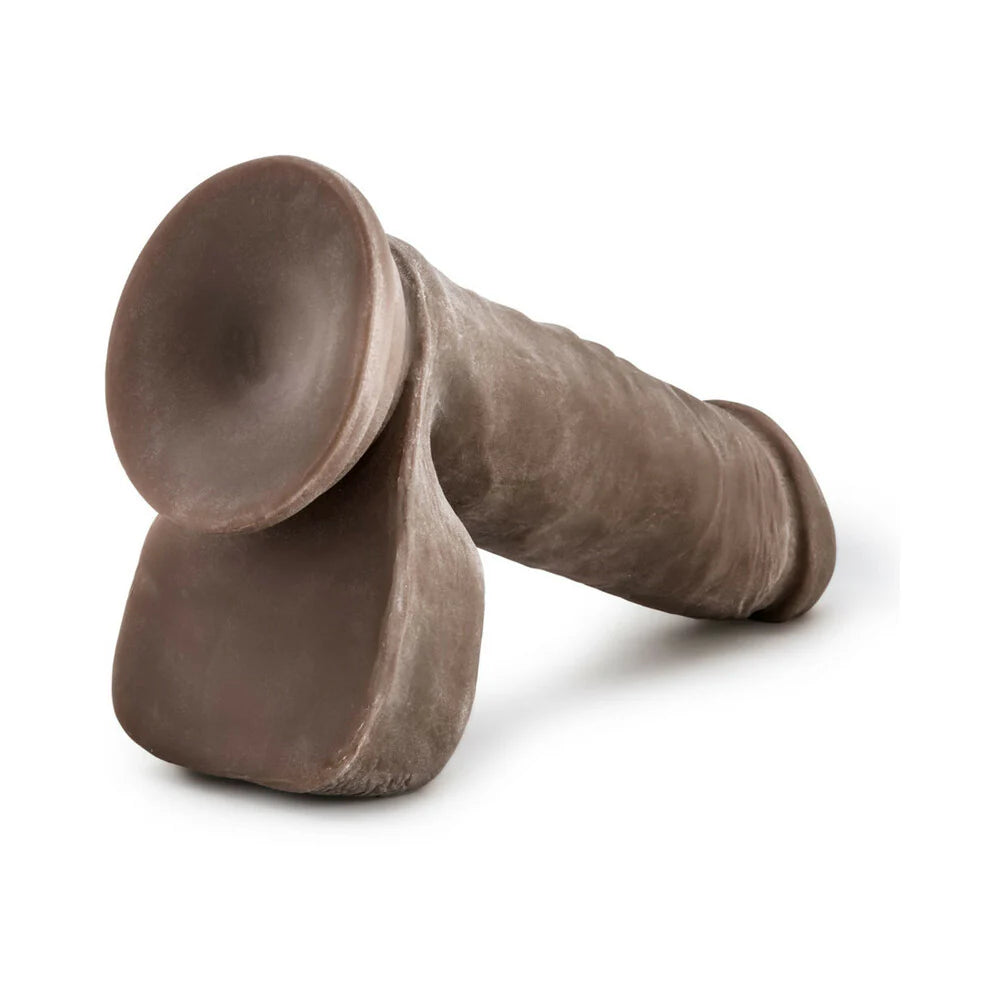 Au Naturel Posable Dual Density Dildo with Balls BLUSH