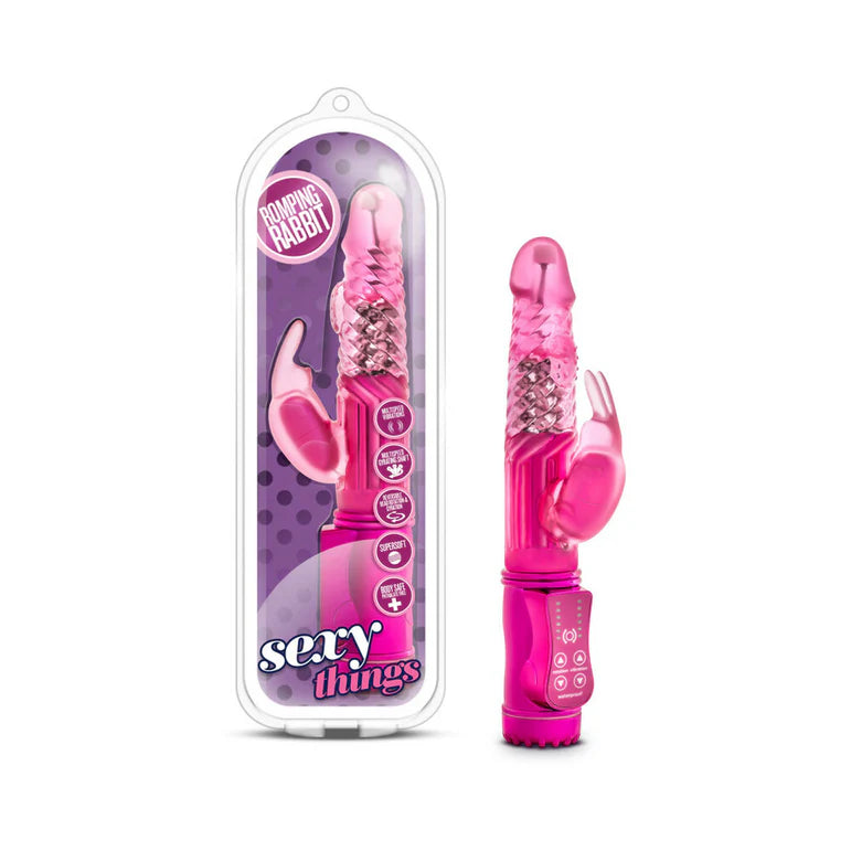 Sexy Things Romping Rabbit Dual Stimulation Vibrator BLUSH