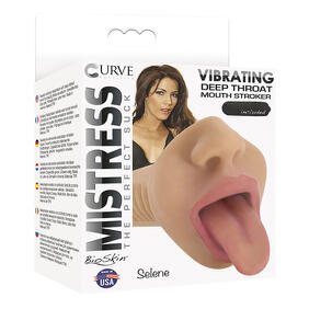 Mistress Vibrating Deep Throat Mouth Stroker - SP BOUTIQUE