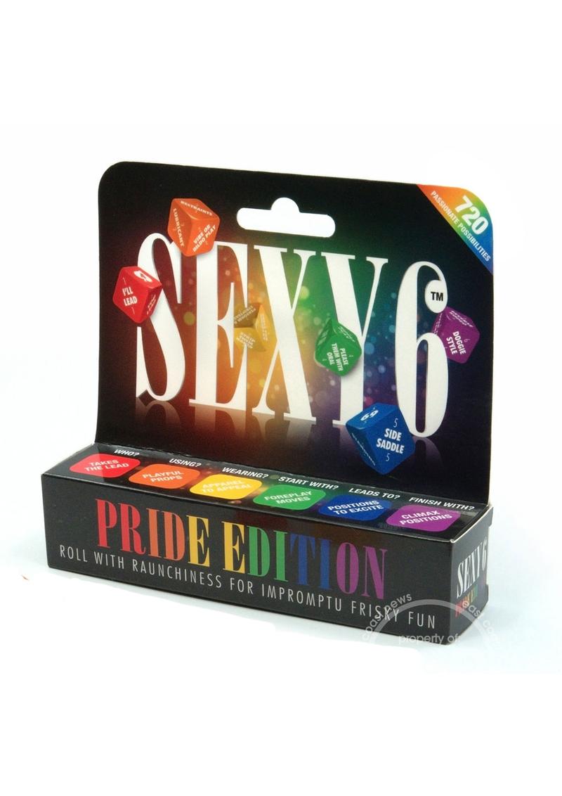 Sexy 6 Pride Edition Couples Dice Game - SP BOUTIQUE