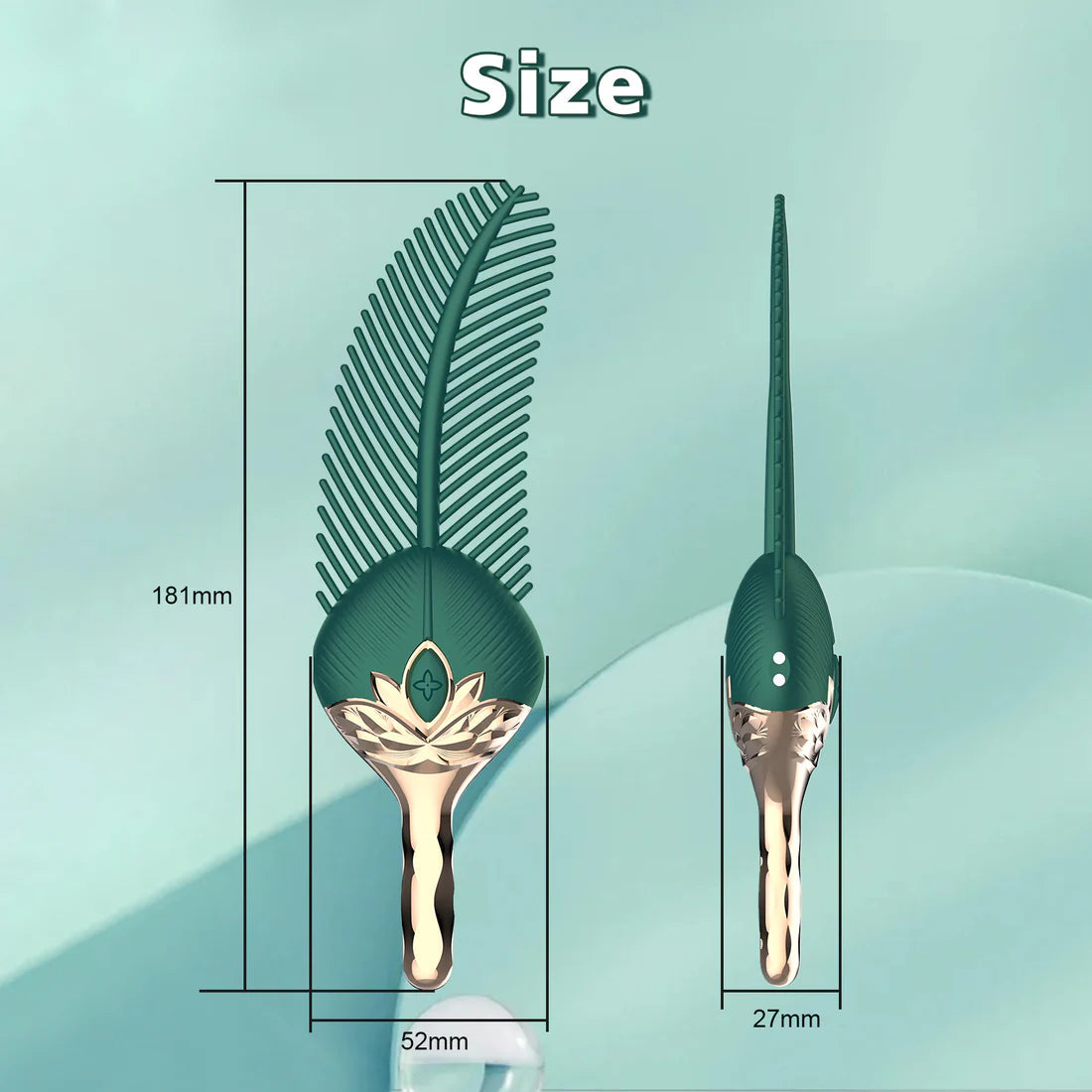 Peacock Feather Tickler - Body Massager with 10 Modes SP BOUTIQUE