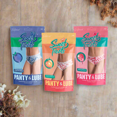 Magic Silk Sweet Treats Boy Short and Blueberry Muffin Lube EXPOSED