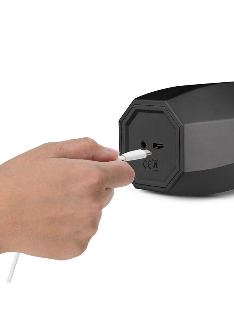 M For Men Storm Rechargeable Masturbator BLUSH