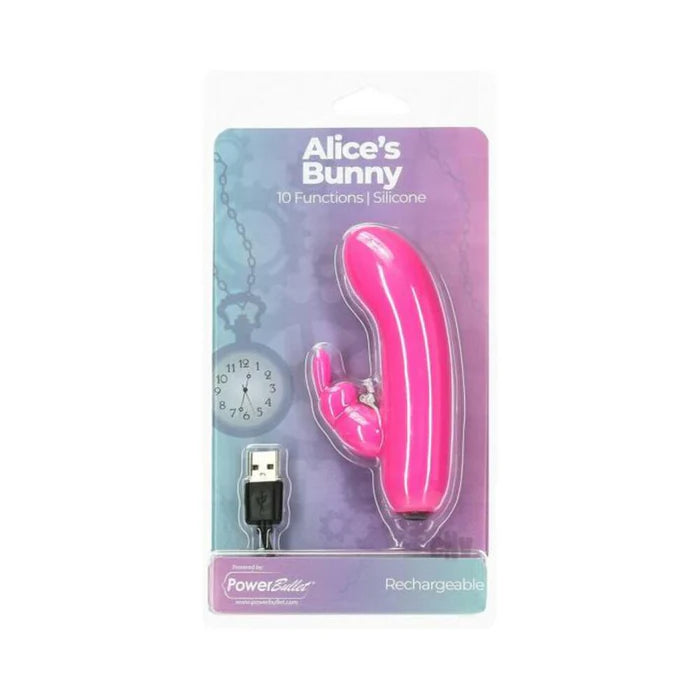 Alices Bunny Rechargeable Bullet With Removable Rabbit Sleeve BMS