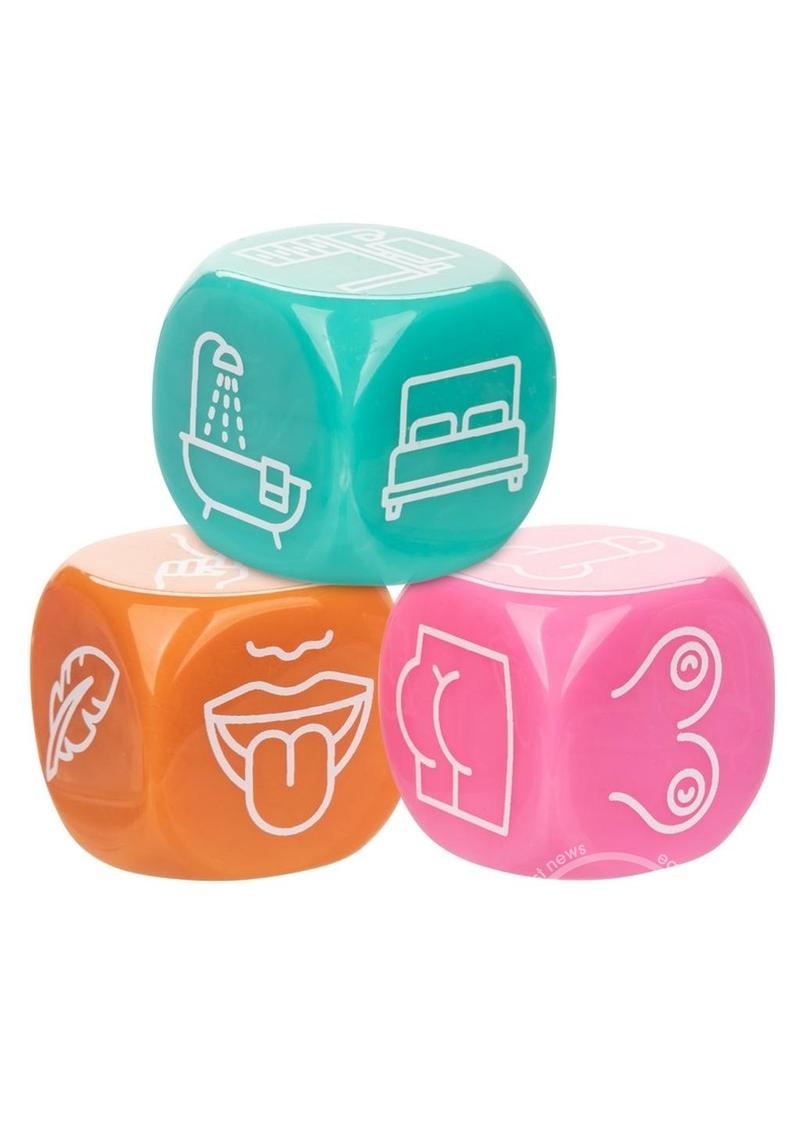 Naughty Bits Roll with It Icon-Based Sex Dice Game CALEXOTIC