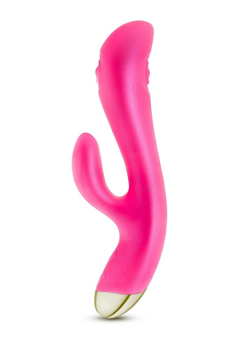 Aria Arousing AF Rechargeable Silicone Rabbit Vibrator BLUSH NOVELTIES
