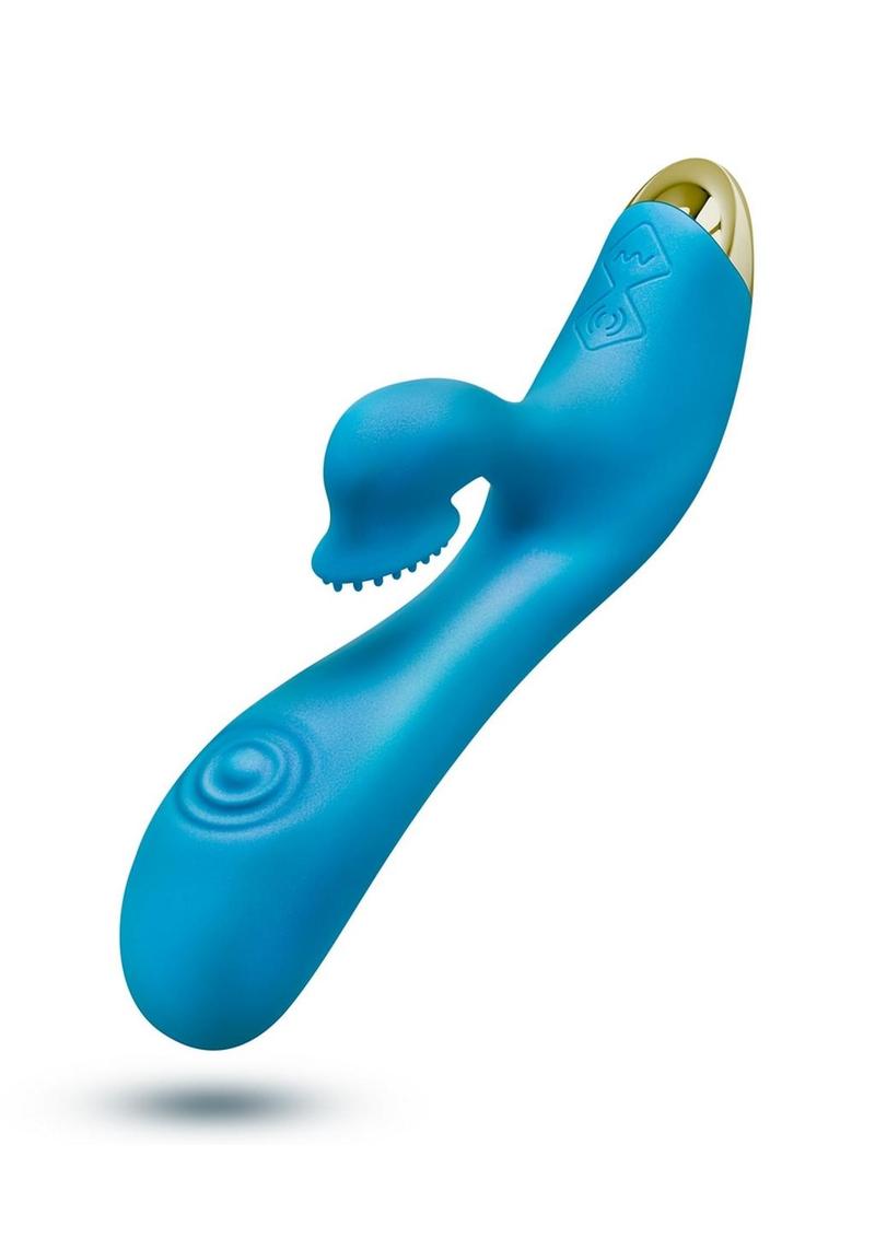 Aria Arousing AF Rechargeable Silicone Rabbit Vibrator BLUSH NOVELTIES