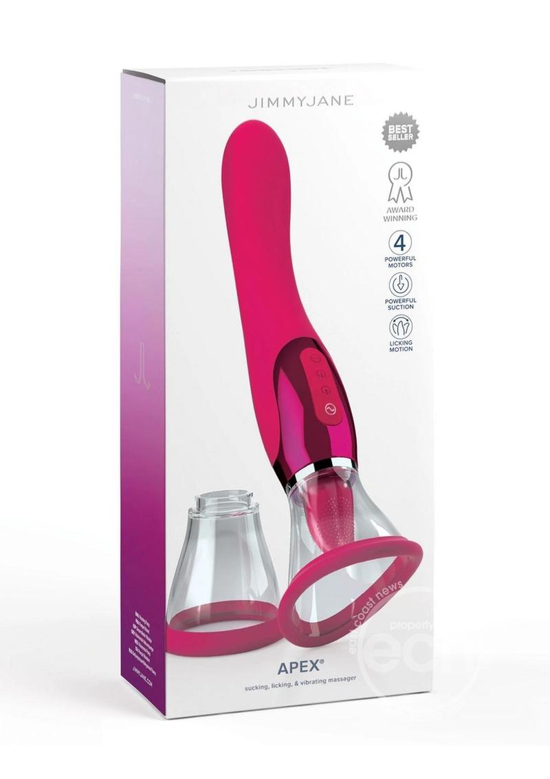 JimmyJane Apex Rechargeable Silicone Dual Vibrator JIMMYJANE