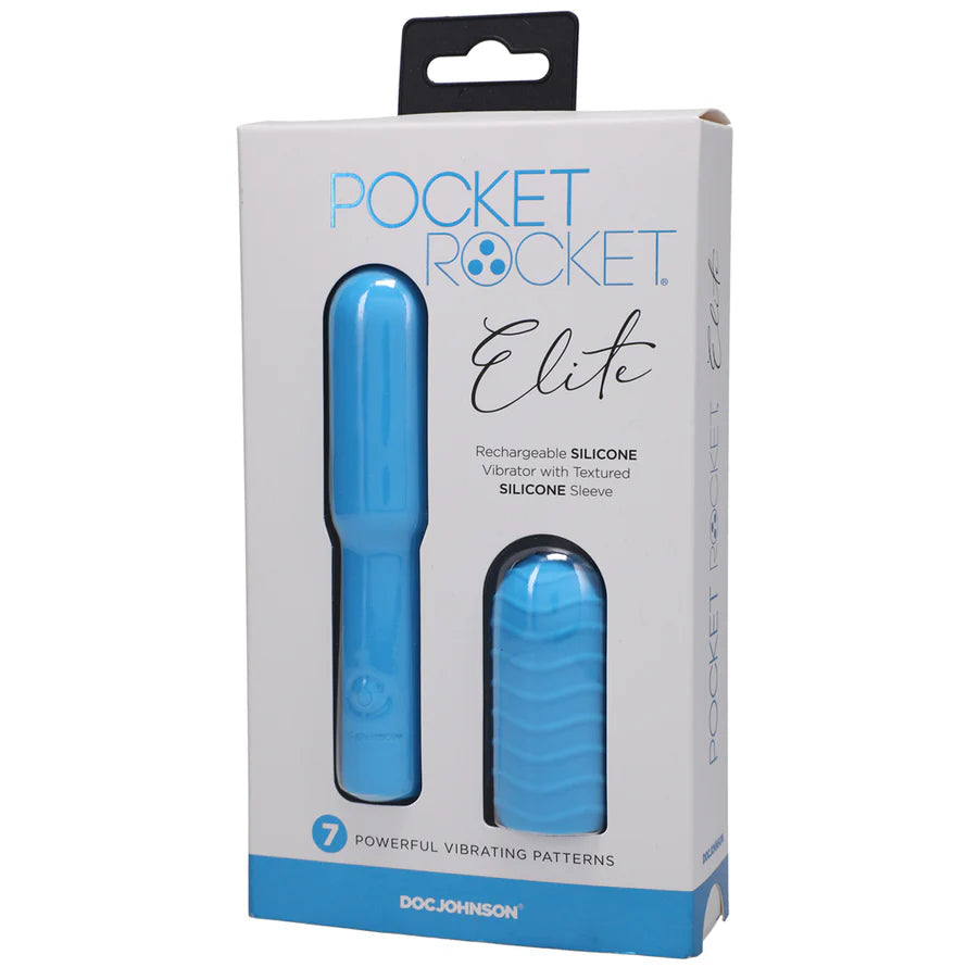 Pocket Rocket Elite Rechargeable Bullet With Removable Sleeve DOC JOHNSON