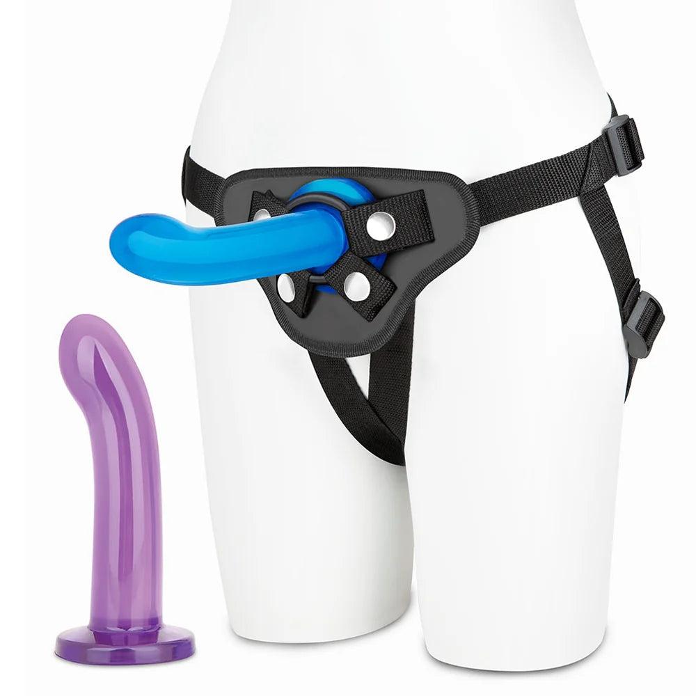 Lux Fetish 3-Piece Beginners Strap-On & Pegging Set - SP BOUTIQUE