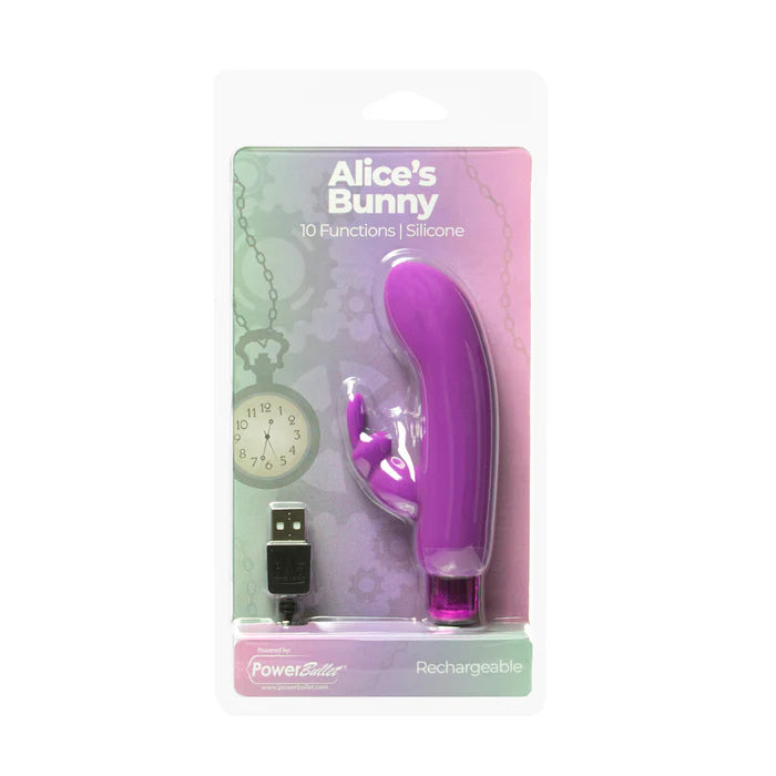 Alices Bunny Rechargeable Bullet With Removable Rabbit Sleeve BMS