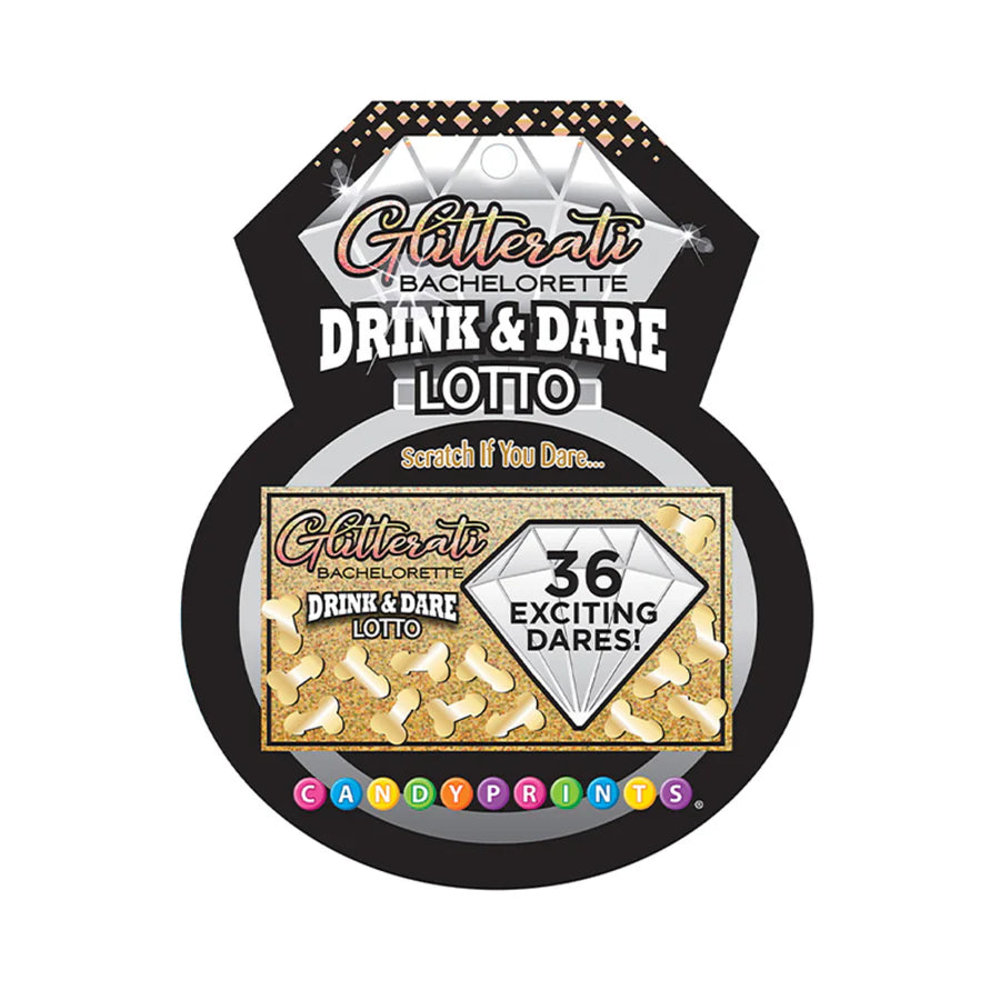 Glitterati Bachelorette Drink And Dare Game LITTLE GENIE