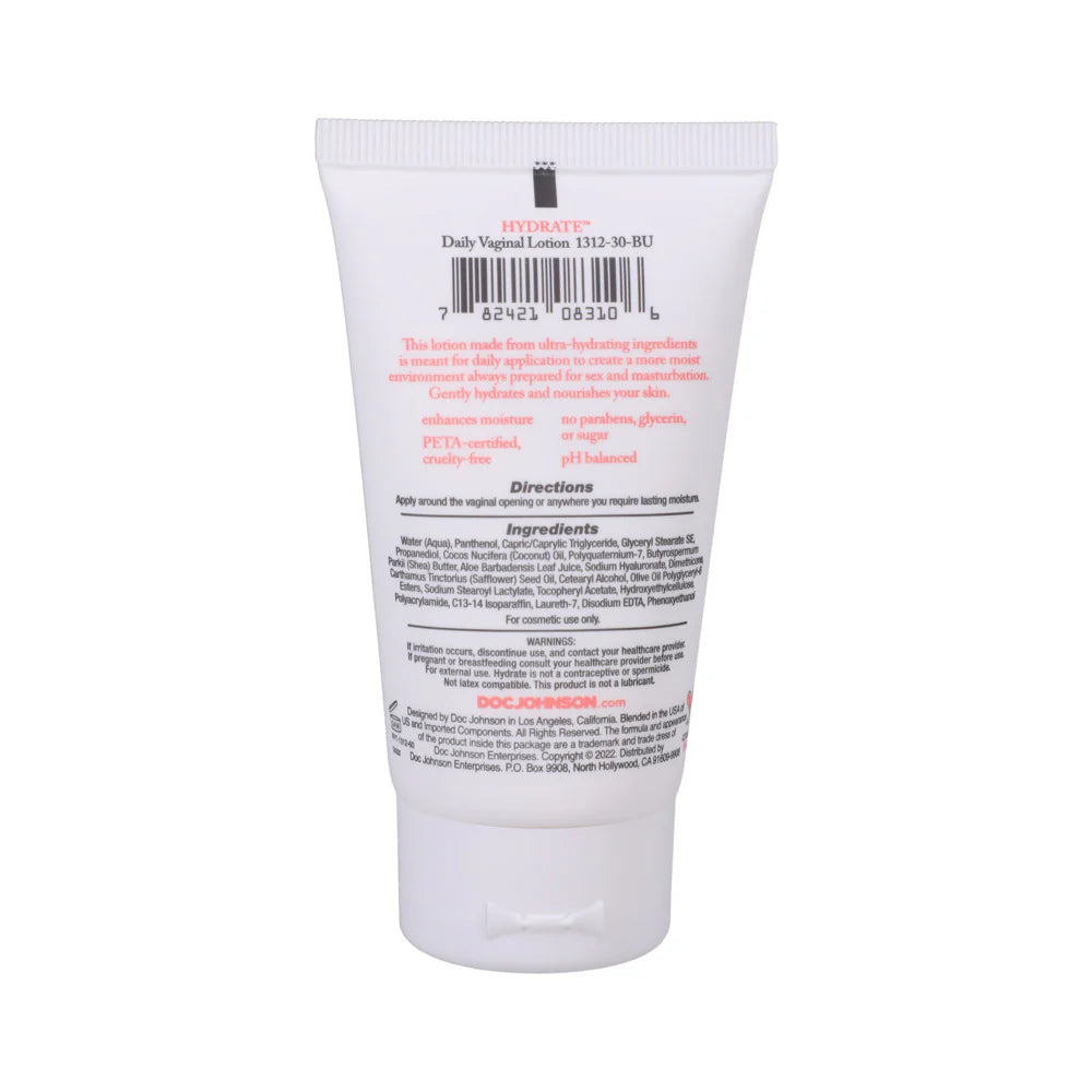 Intimate Enhancements Hydrate Daily Vaginal Lotion DOC JOHNSON