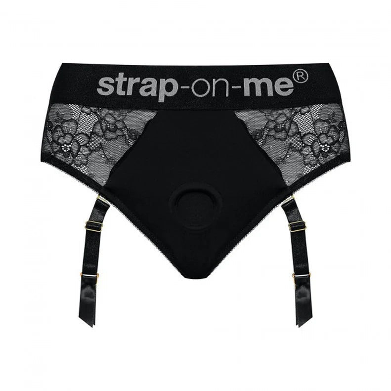 Strap-On-Me Diva Lingerie Harness Night- BLACK STRAP-ON-ME
