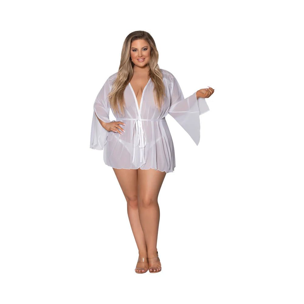 Magic Silk Modern Romance Short Robe EXPOSED