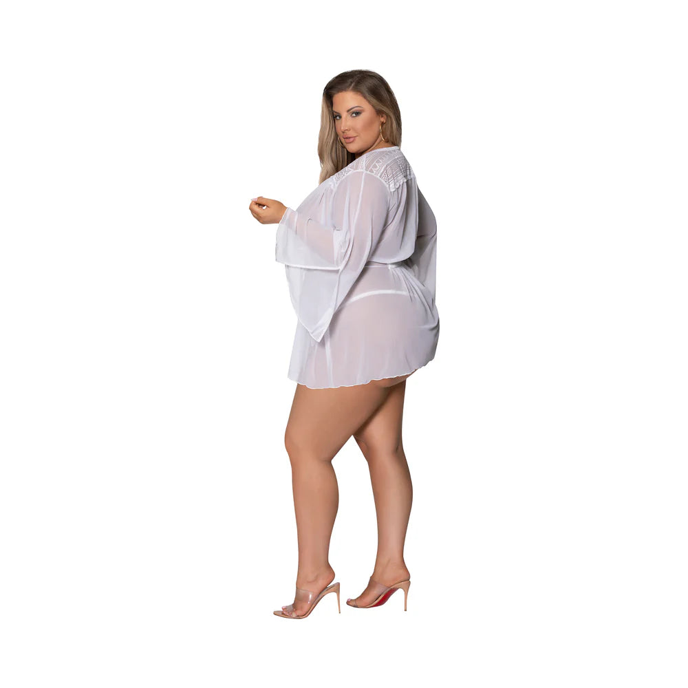 Magic Silk Modern Romance Short Robe EXPOSED