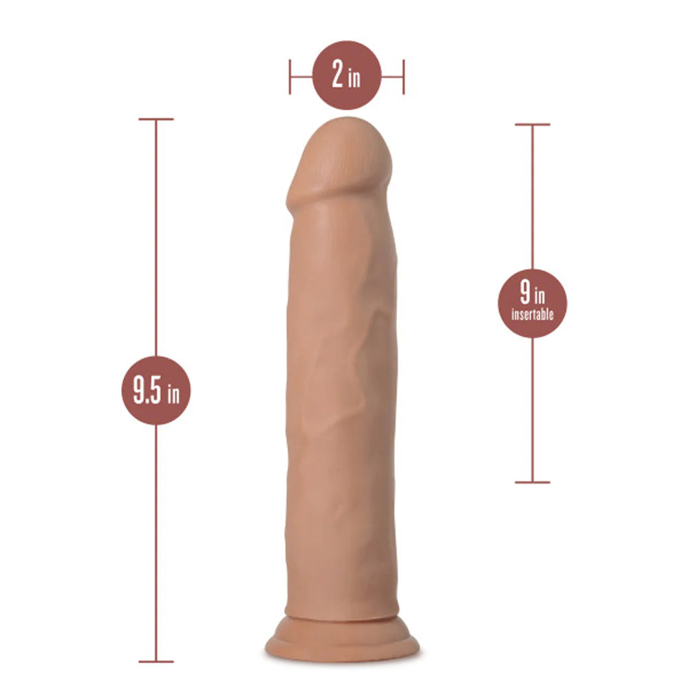 Au Naturel Carlos Posable Dual Density Dildo BLUSH