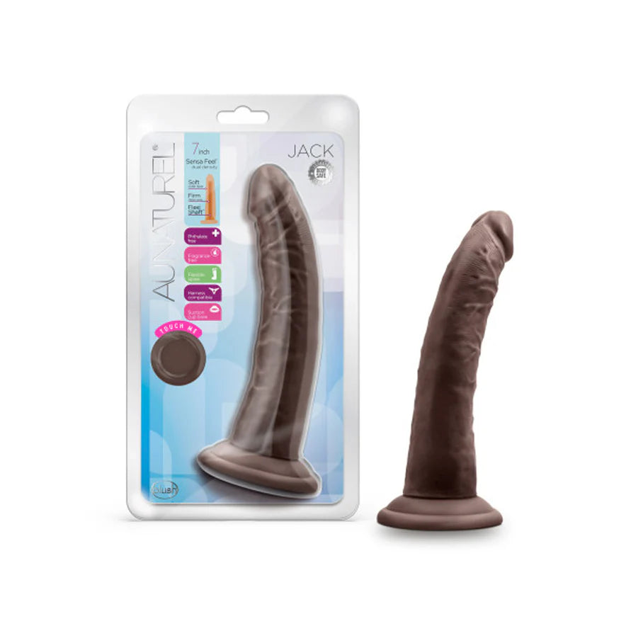 Au Naturel Jack Posable Dual Density Dildo BLUSH