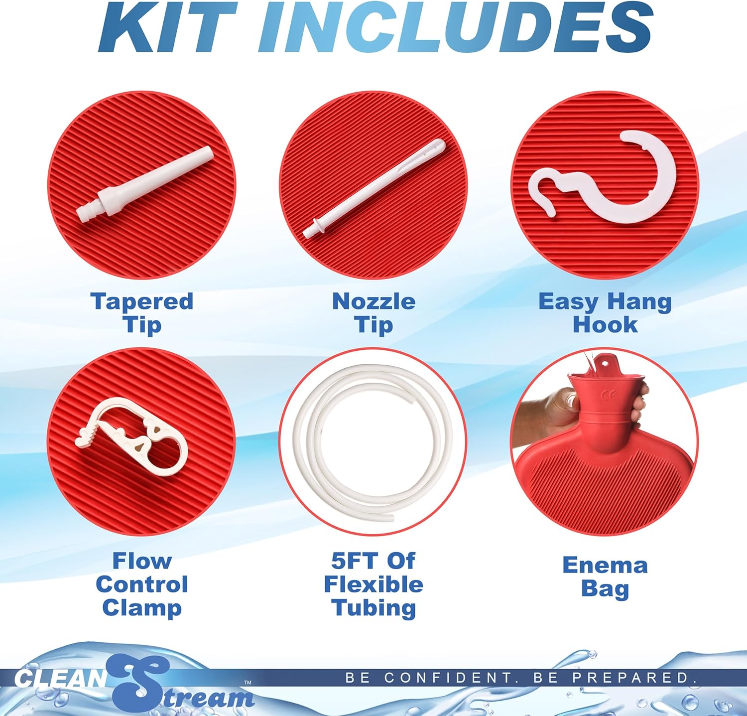 Kit de limpieza de botellas de agua Clean Stream