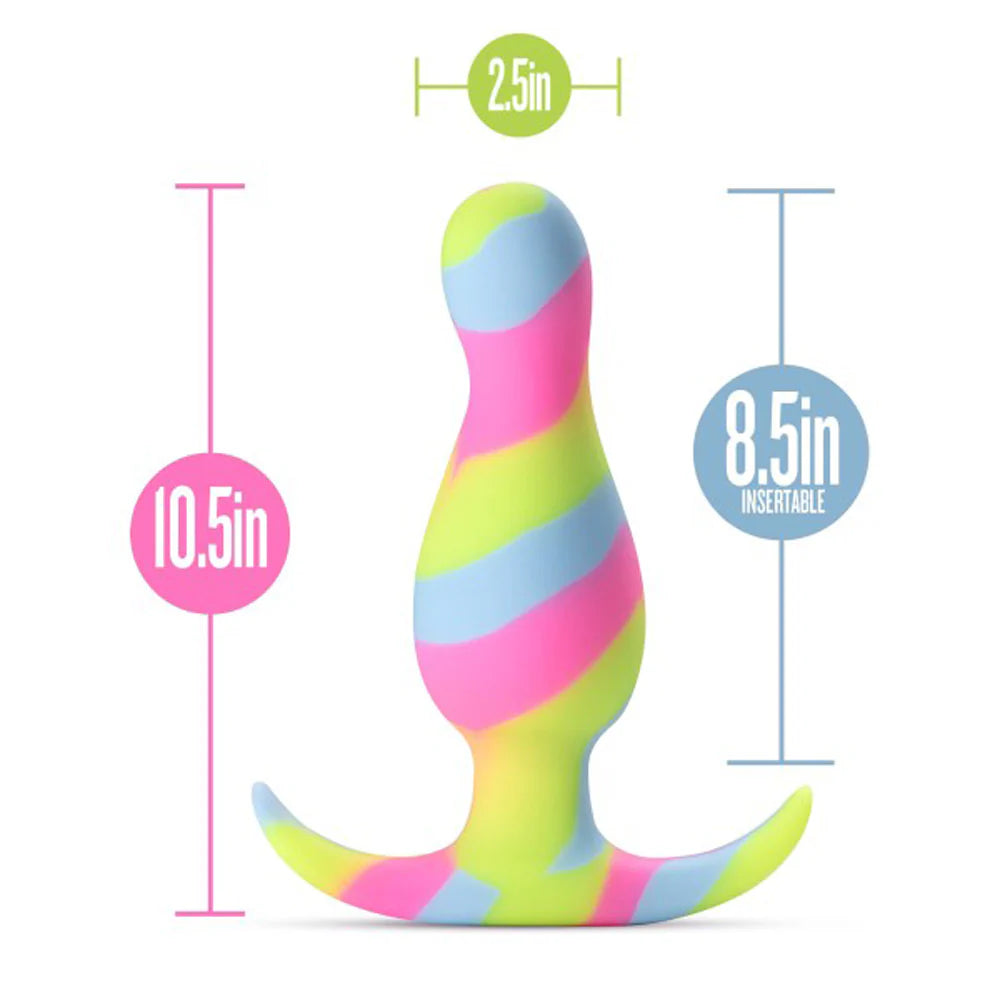 Avant Kaleido Silicone Anal Plug Lime BLUSH
