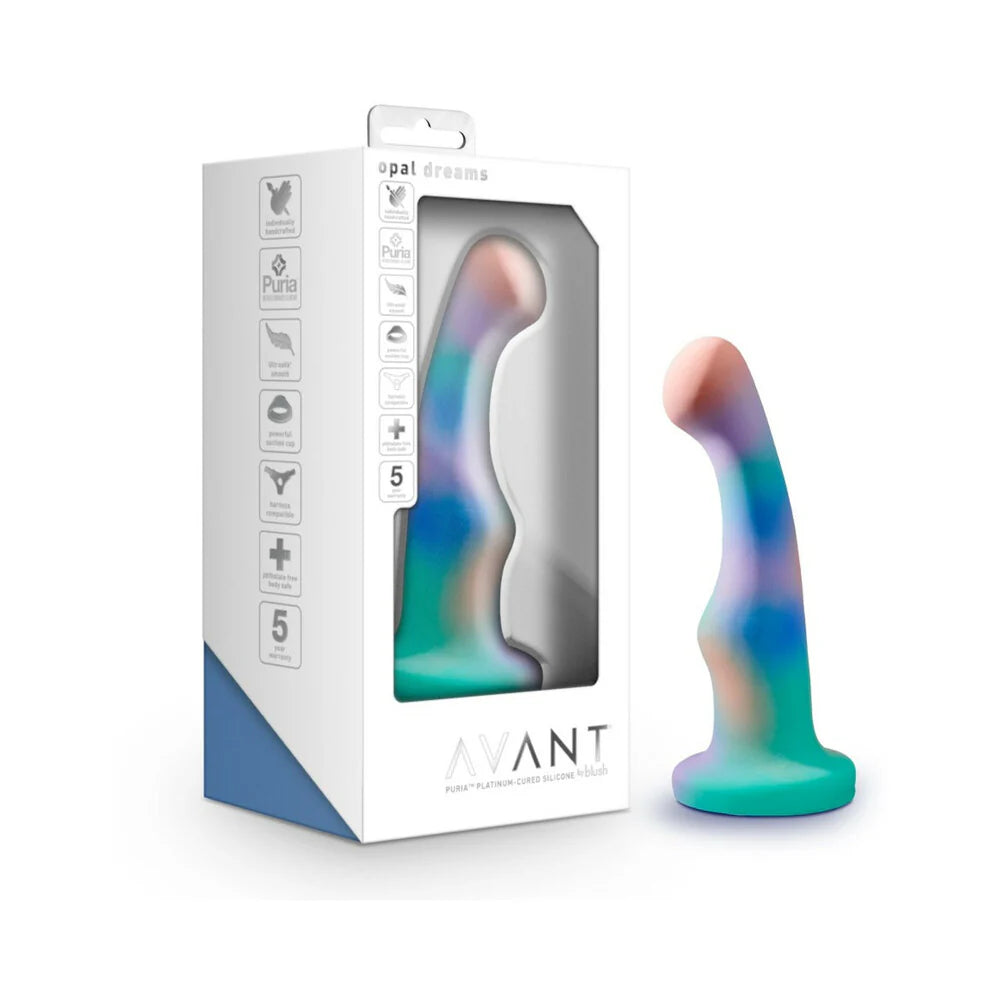 Avant Opal Dreams 6 in. Silicone Dildo with Suction Cup BLUSH
