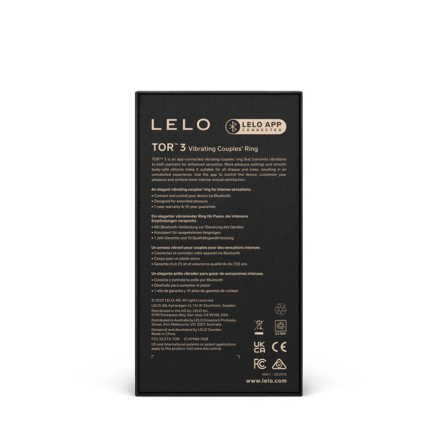 LELO TOR 3 Vibrating Cockring LELO