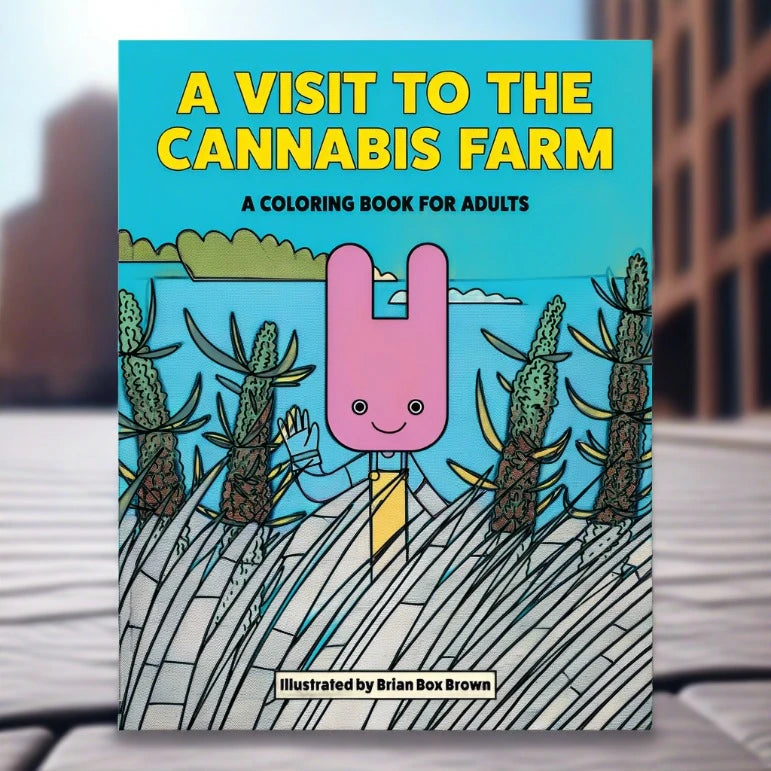A Visit To The Cannabis Farm Coloring Book WOOD ROCKET