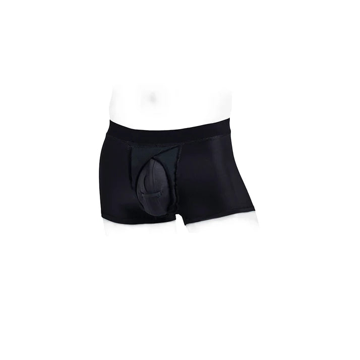 SpareParts Pete Trunks Nylon Packing Underwear Black SPAREPARTS