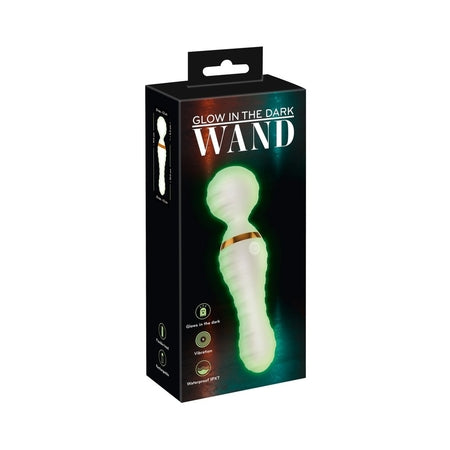 You2Toys 7.7" Glow-in-the-Dark Wand Vibrator - 9 Vibration Modes, Waterproof Silicone Massager - SP BOUTIQUE