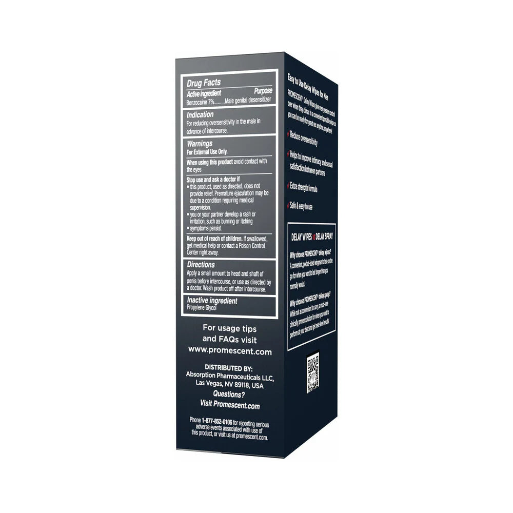 Promescent Delay Wipes 5-Pack PROMESCENT