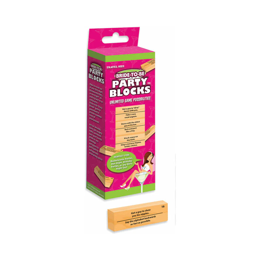 Bride to Be Party Blocks BALL AND CHAIN