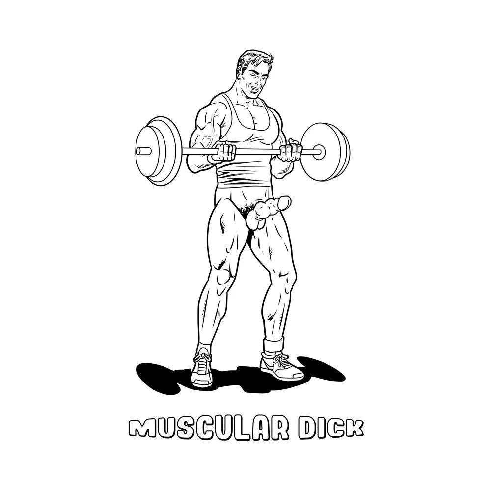 Huge Dicks Coloring Book WOOD ROCKET